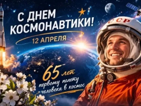 65 лет легендарному полету: Активистка «Движения Первых» нашей школы стала участницей исторической церемонии под Энгельсом.