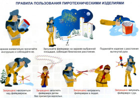 Правила обращения с пиротехническими изделиями.