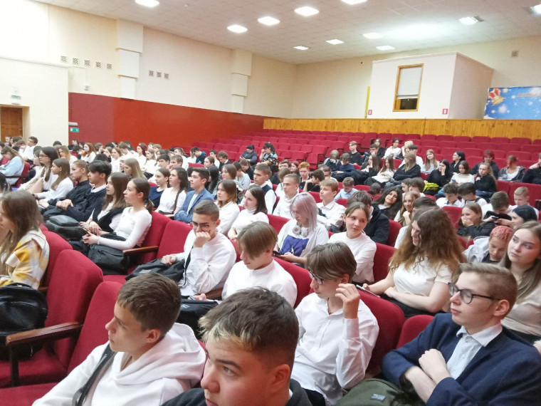 В рамках профориентации девятиклассников.